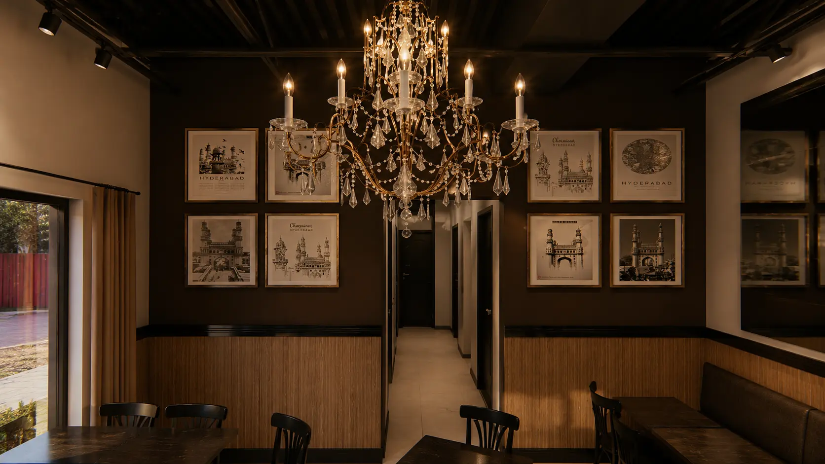 Hyderabad House Restaurant Interior Concept